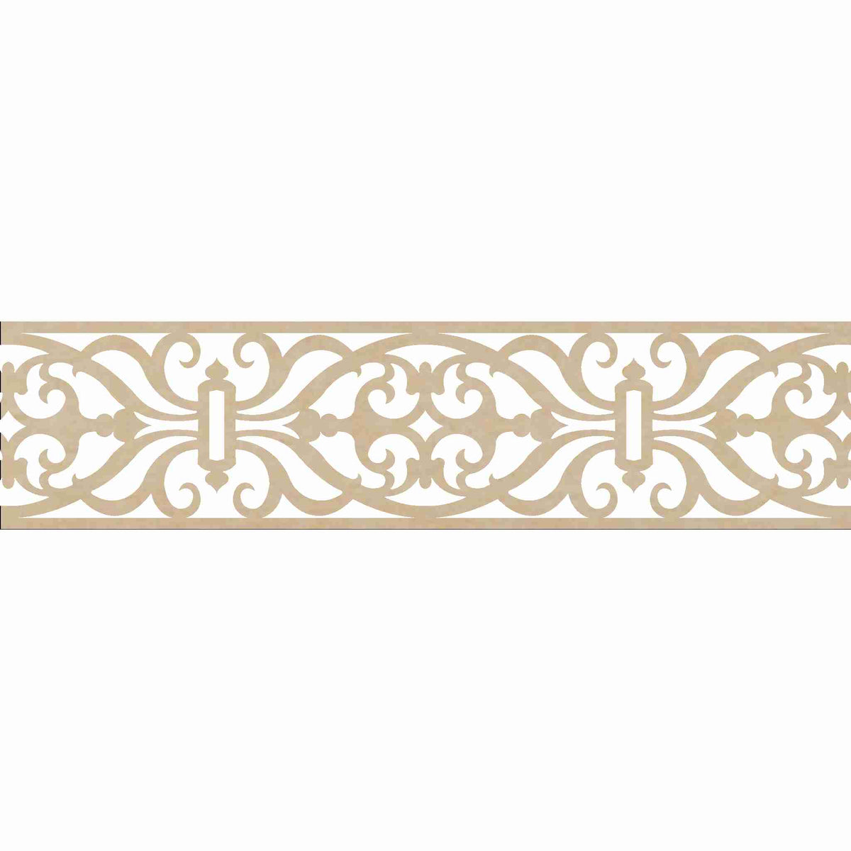 工芸品 Borders Moroccan Decorative Laser Cut Craft Wood Work Border Panel (B-039