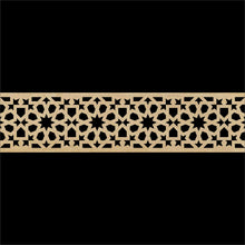 Load image into Gallery viewer, Moroccan Decorative Laser Cut Craft Wood Work Border Panel (B-002)