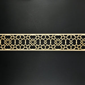 Moroccan Decorative Laser Cut Craft Wood Work Border Panel (B-005)