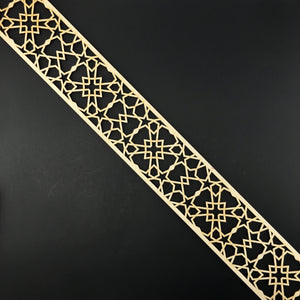 Moroccan Decorative Laser Cut Craft Wood Work Border Panel (B-005)