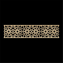 Load image into Gallery viewer, Moroccan Decorative Laser Cut Craft Wood Work Border Panel (B-008)