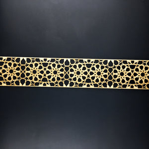 Moroccan Decorative Laser Cut Craft Wood Work Border Panel (B-008)