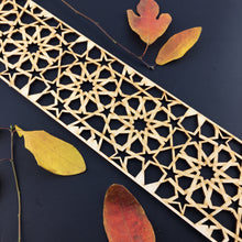 Load image into Gallery viewer, Moroccan Decorative Laser Cut Craft Wood Work Border Panel (B-008)