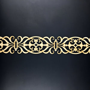 Moroccan Decorative Laser Cut Craft Wood Work Border Panel (B-013)