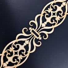 Load image into Gallery viewer, Moroccan Decorative Laser Cut Craft Wood Work Border Panel (B-013)