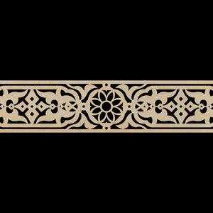 Moroccan Decorative Laser Cut Craft Wood Work Border Panel (B-014)