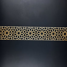 Load image into Gallery viewer, Moroccan Decorative Laser Cut Craft Wood Work Border Panel (B-019)
