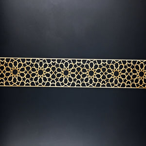 Moroccan Decorative Laser Cut Craft Wood Work Border Panel (B-019)