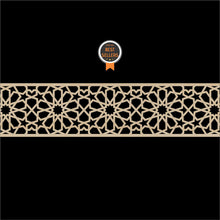 Load image into Gallery viewer, Moroccan Decorative Laser Cut Craft Wood Work Border Panel (B-019)