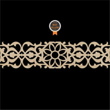 Load image into Gallery viewer, Moroccan Decorative Laser Cut Craft Wood Work Border Panel (B-020)