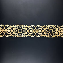 Load image into Gallery viewer, Moroccan Decorative Laser Cut Craft Wood Work Border Panel (B-020)