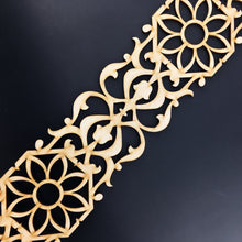 Load image into Gallery viewer, Moroccan Decorative Laser Cut Craft Wood Work Border Panel (B-020)