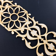 Load image into Gallery viewer, Moroccan Decorative Laser Cut Craft Wood Work Border Panel (B-020)