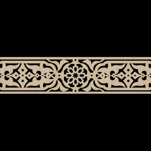 Moroccan Decorative Laser Cut Craft Wood Work Border Panel (B-021)