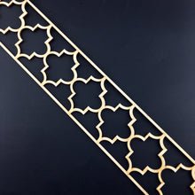 Load image into Gallery viewer, Moroccan Decorative Laser Cut Craft Wood Work Border Panel (B-023)