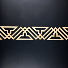 Load image into Gallery viewer, Moroccan Decorative Laser Cut Craft Wood Work Border Panel (B-024)