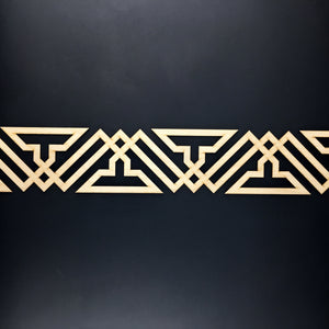 Moroccan Decorative Laser Cut Craft Wood Work Border Panel (B-024)