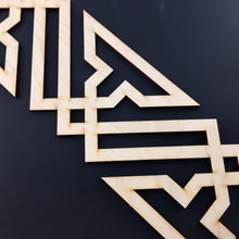 Load image into Gallery viewer, Moroccan Decorative Laser Cut Craft Wood Work Border Panel (B-024)