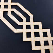 Load image into Gallery viewer, Moroccan Decorative Laser Cut Craft Wood Work Border Panel (B-025)