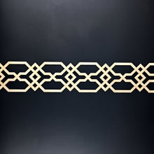 Load image into Gallery viewer, Moroccan Decorative Laser Cut Craft Wood Work Border Panel (B-026)