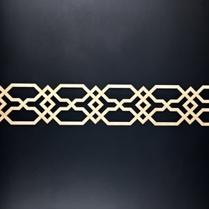Moroccan Decorative Laser Cut Craft Wood Work Border Panel (B-026)