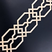 Load image into Gallery viewer, Moroccan Decorative Laser Cut Craft Wood Work Border Panel (B-026)