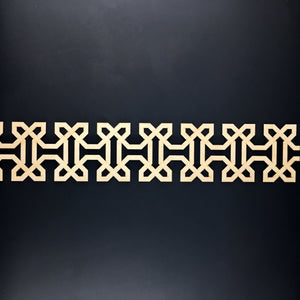 Moroccan Decorative Laser Cut Craft Wood Work Border Panel (B-028)