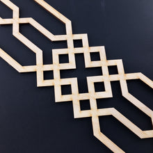 Load image into Gallery viewer, Moroccan Decorative Laser Cut Craft Wood Work Border Panel (B-029)