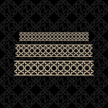 Load image into Gallery viewer, Moroccan Decorative Laser Cut Craft Wood Work Border Panel (B-031)