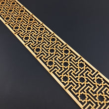 Load image into Gallery viewer, Moroccan Decorative Laser Cut Craft Wood Work Border Panel (B-033)
