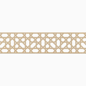 Moroccan Decorative Laser Cut Craft Wood Work Border Panel (B-035)