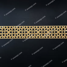 Load image into Gallery viewer, Moroccan Decorative Laser Cut Craft Wood Work Border Panel (B-040)