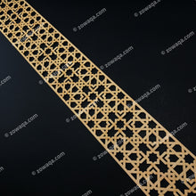 Load image into Gallery viewer, Moroccan Decorative Laser Cut Craft Wood Work Border Panel (B-040)