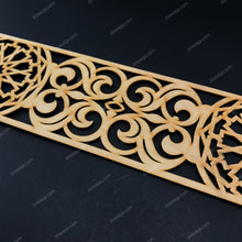 Load image into Gallery viewer, Moroccan Decorative Laser Cut Craft Wood Work Border Panel (B-041)