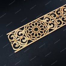 Load image into Gallery viewer, Moroccan Decorative Laser Cut Craft Wood Work Border Panel (B-041)