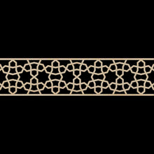 Load image into Gallery viewer, Moroccan Decorative Laser Cut Craft Wood Work Border Panel (B-068)