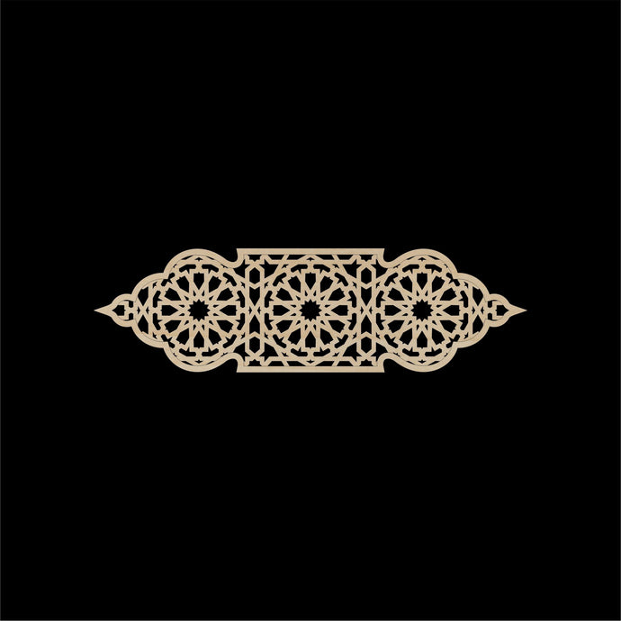 Decorative Laser Cut Wood Work Craft Center Piece Ornament (O-002)