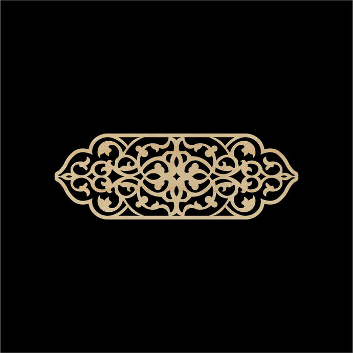 Decorative Laser Cut Wood Work Craft Center Piece Ornament (O-003)