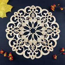 Load image into Gallery viewer, Decorative Laser Cut Wood Work Craft Center Piece Ornament (O-017)