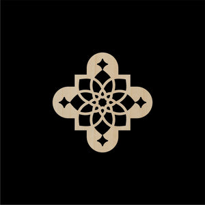 Decorative Laser Cut Wood Work Craft Center Piece Ornament (O-020)