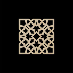 Decorative Laser Cut Wood Work Craft Center Piece Ornament (O-028)