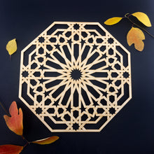 Load image into Gallery viewer, Decorative Laser Cut Wood Work Craft Center Piece Ornament (O-033)