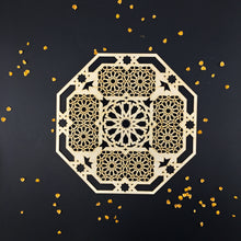 Load image into Gallery viewer, Decorative Laser Cut Wood Work Craft Center Piece Ornament (O-039)